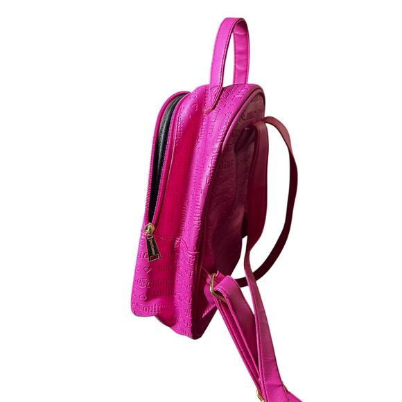 Juicy Couture Rasberry Tart Logo Backpack